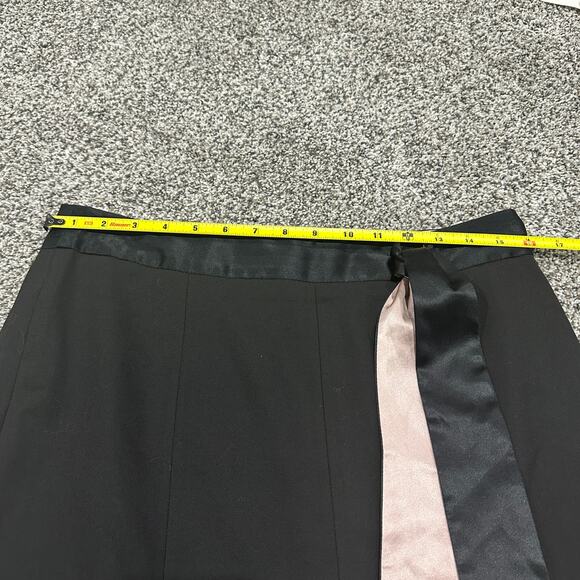 THE LIMITED Black Women's Knee Length Satin RIbbon Skirt, Size 8 - Picture 5 of 9